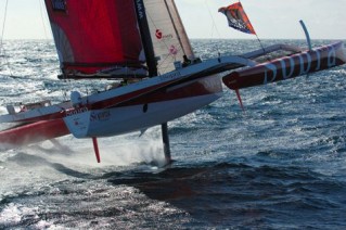 Racing Trimaran SOPRA - Sailing